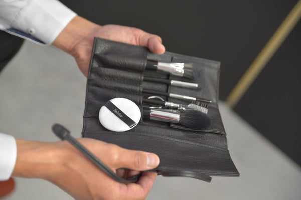 Belviso】メンズ用身だしなみキット(眉整えキット&メイクブラシセット